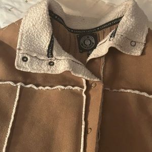 Carolyn Taylor faux suede tan jacket